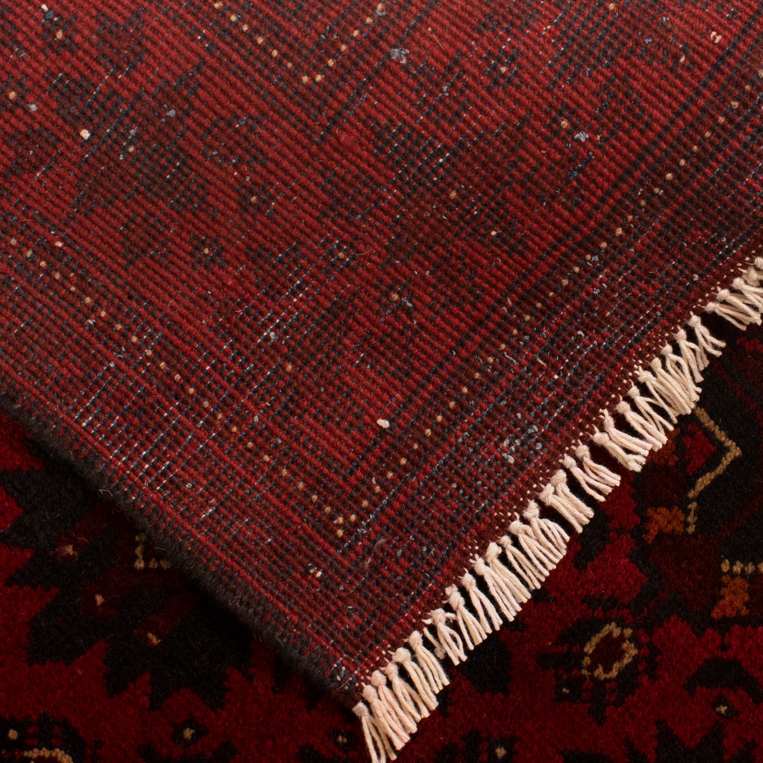 Maroon Khal Mohammadi Rug 3' 3" x 4' 11" (ft) - No. W34109