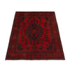 Red Khal Mohammadi Rug 3' 5" x 4' 11" (ft) - No. W34111
