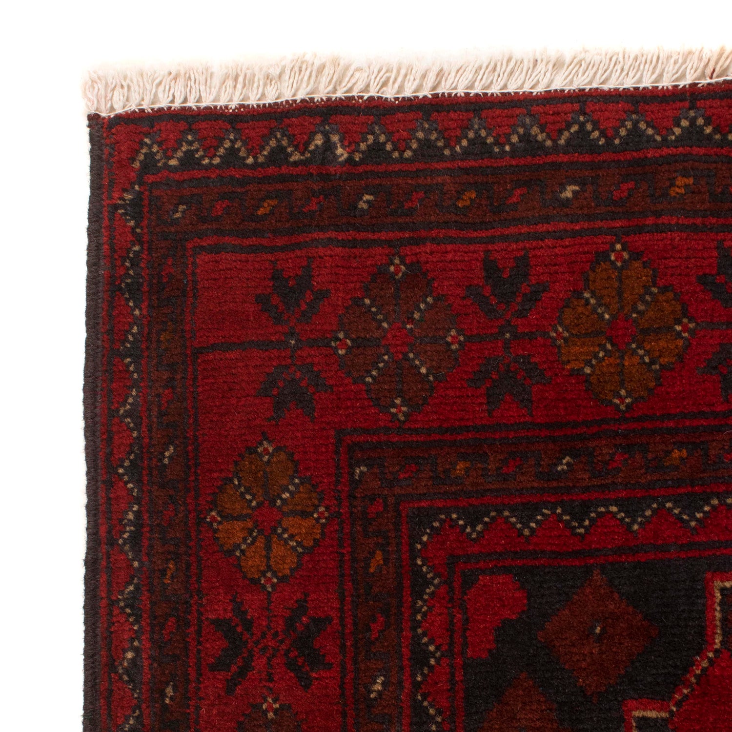 Red Khal Mohammadi Rug 3' 5" x 4' 11" (ft) - No. W34111