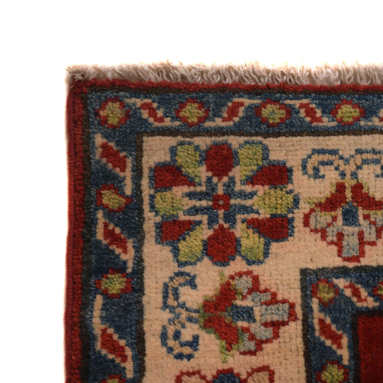 Hand Knotted Kazak Rug 3' 3" x 4' 10" (ft)- No. W34113