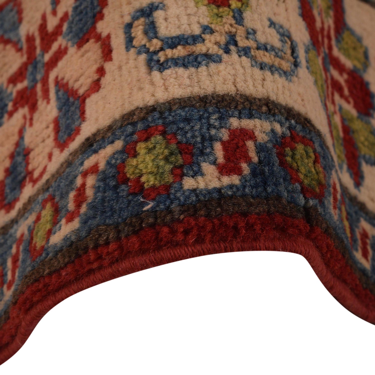 Hand Knotted Kazak Rug 3' 3" x 4' 10" (ft)- No. W34113