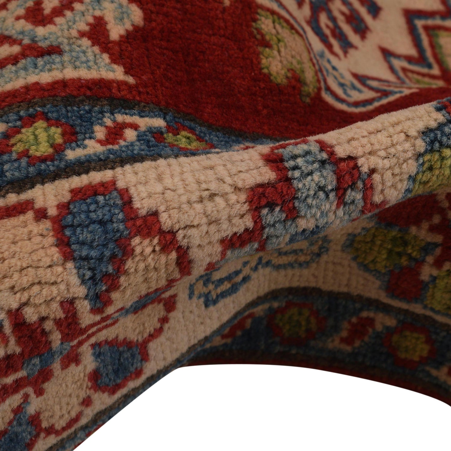 Hand Knotted Kazak Rug 3' 3" x 4' 10" (ft)- No. W34113