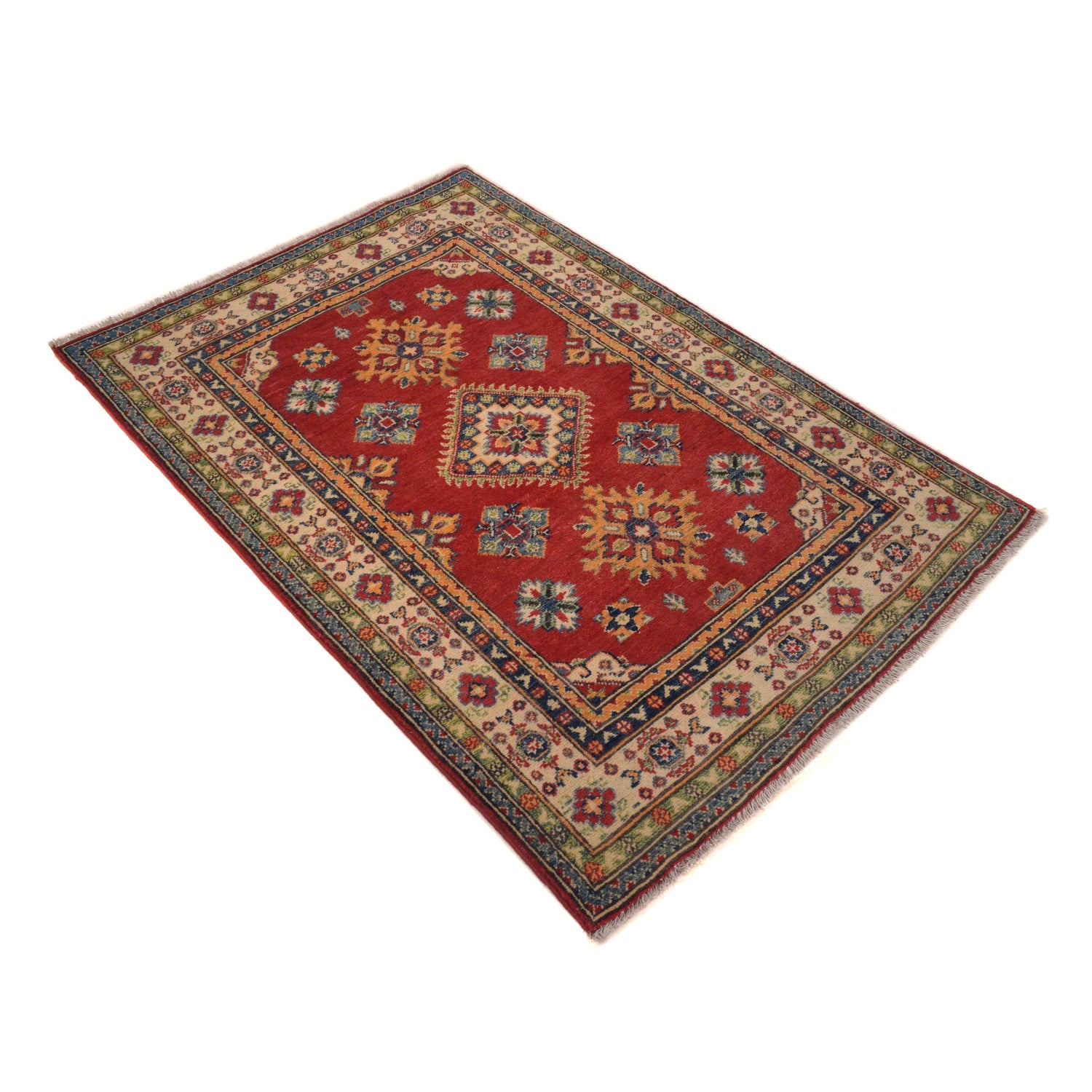 Oriental Kazak Rug 3' 3" x 4' 9" (ft)- No. W34115