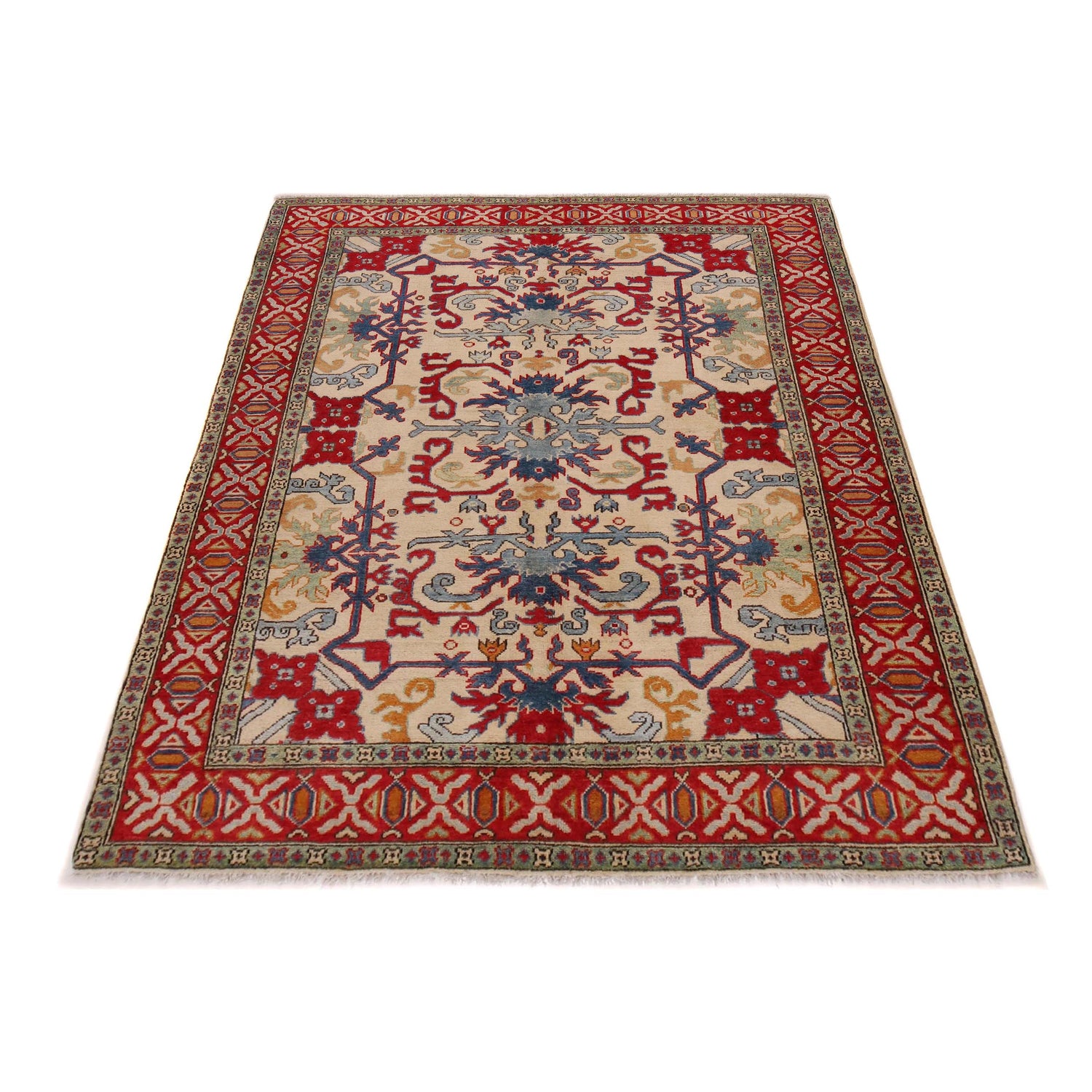Hand Knotted Mamluk Carpet 5' 2" x 6' 8" (ft) - No. W34116