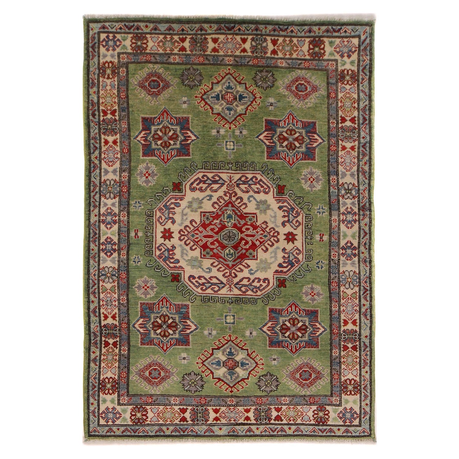 Oriental Kazak Rug 3' 10" x 5' 10" (ft) - No. W34117