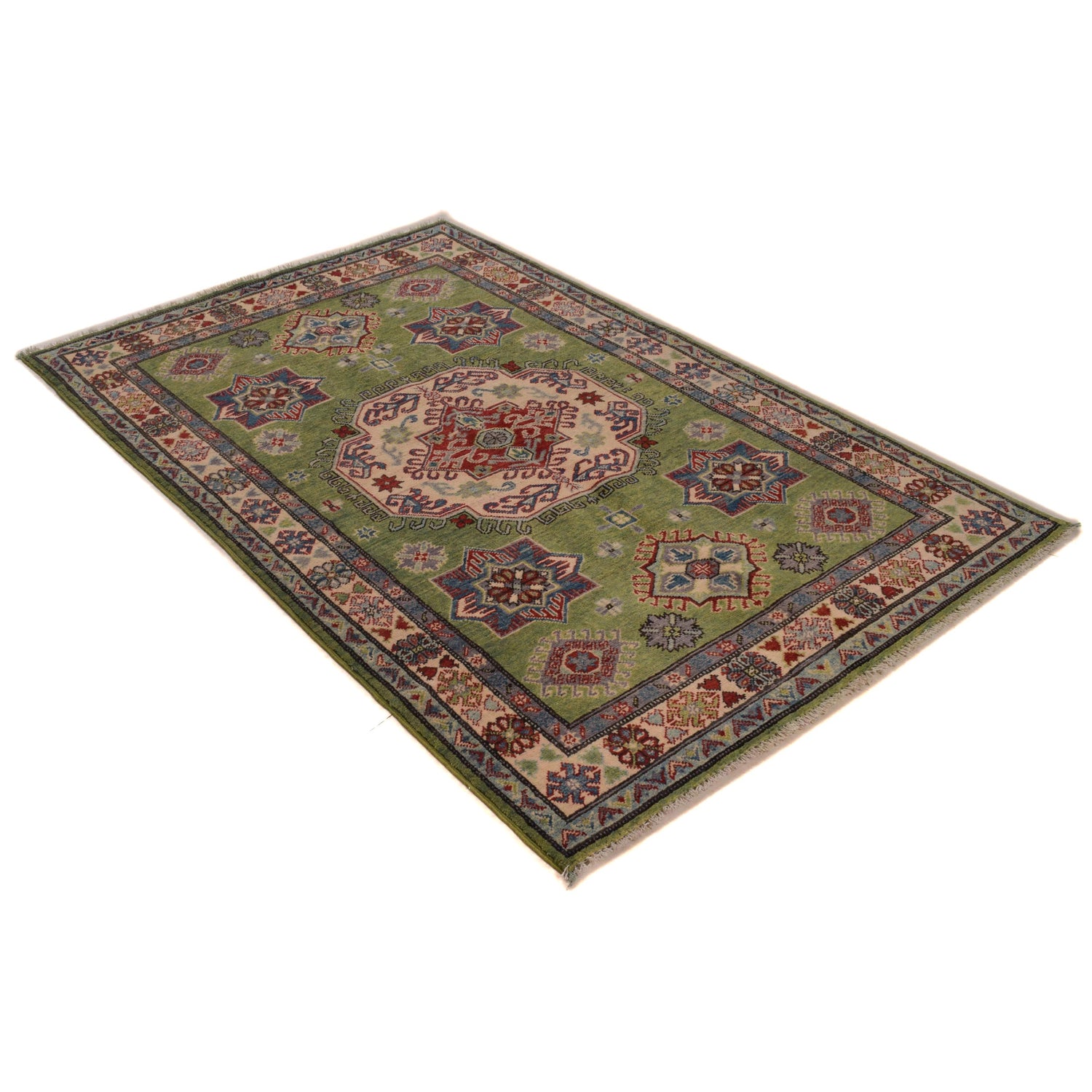 Oriental Kazak Rug 3' 10" x 5' 10" (ft) - No. W34117