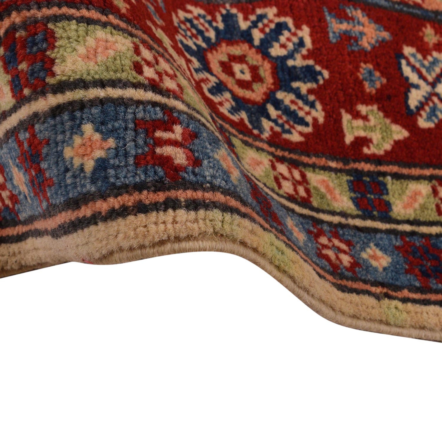 Ivory Color Kazak Rug 3' 11" x 5' 10" (ft) - No. W34118