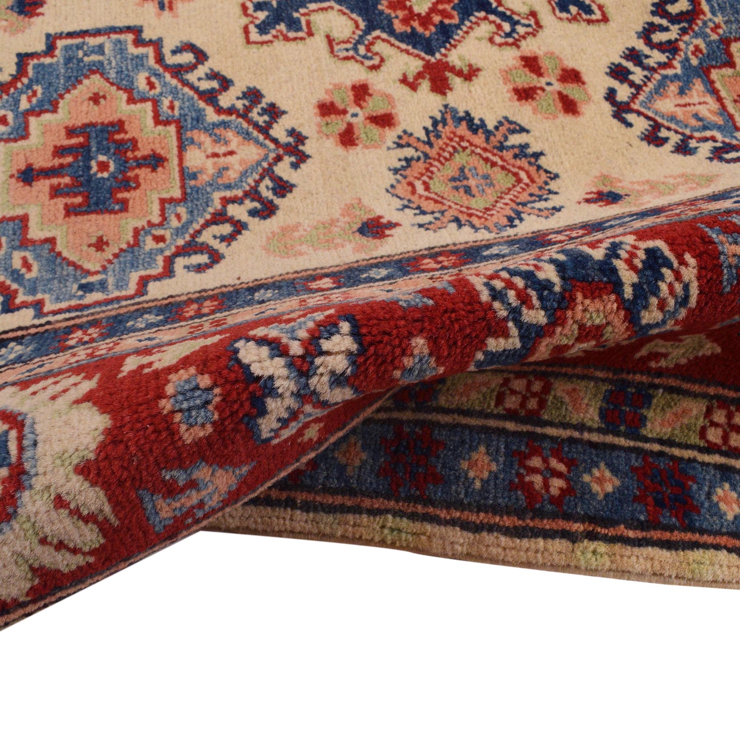 Ivory Color Kazak Rug 3' 11" x 5' 10" (ft) - No. W34118