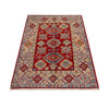 Red Color Kazak Rug 3' 5" x 4' 11" (ft)- No. W34121