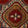 Red Color Kazak Rug 3' 5" x 4' 11" (ft)- No. W34121