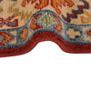 Red Color Kazak Rug 3' 5" x 4' 11" (ft)- No. W34121