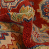 Red Color Kazak Rug 3' 5" x 4' 11" (ft)- No. W34121