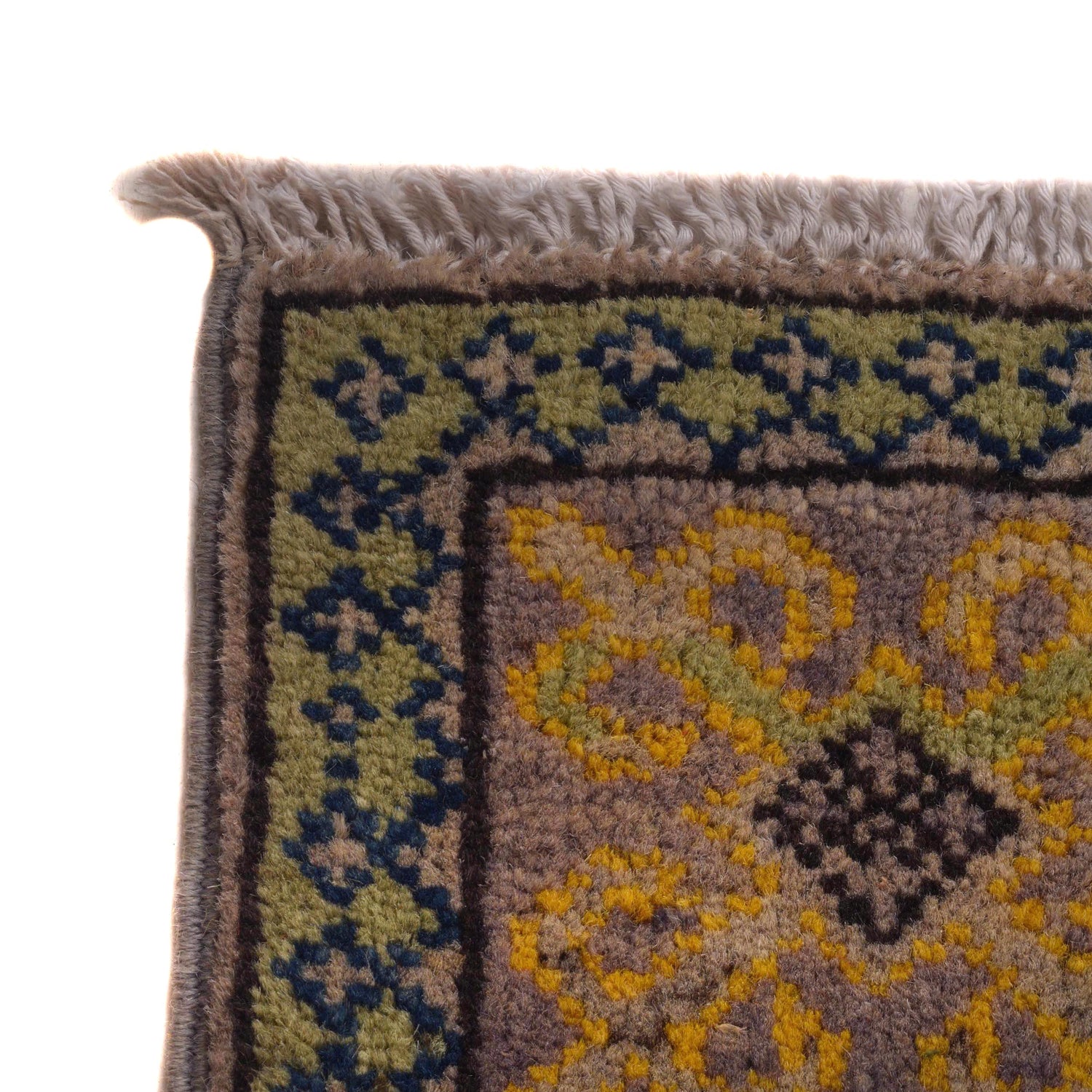 Grey Color Kazak Rug 4' 0" x 5' 7" (ft) - No. W34124