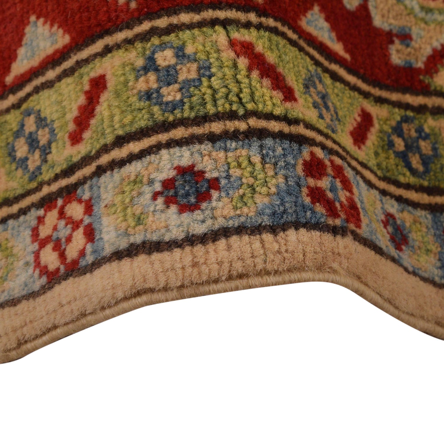 Hand Knotted Kazak Rug 4' 10" x 6' 4" (ft) - No.W34125