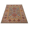 Grey Color Kazak Rug  3' 5" x 5' 1" (ft)- No. W34127