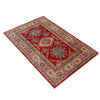 Hand Knotted Kazak Rug  3' 3" x 5' 2" (ft)- No. W34130
