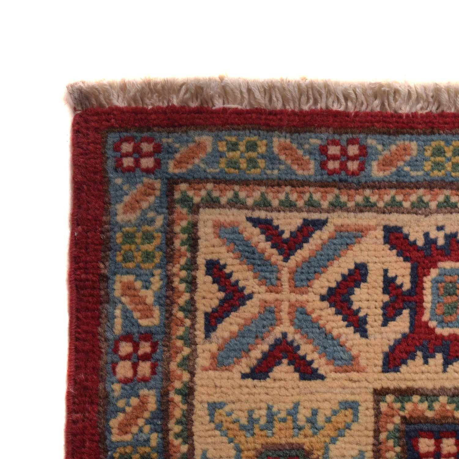 Hand Knotted Kazak Rug  3' 3" x 5' 2" (ft)- No. W34130