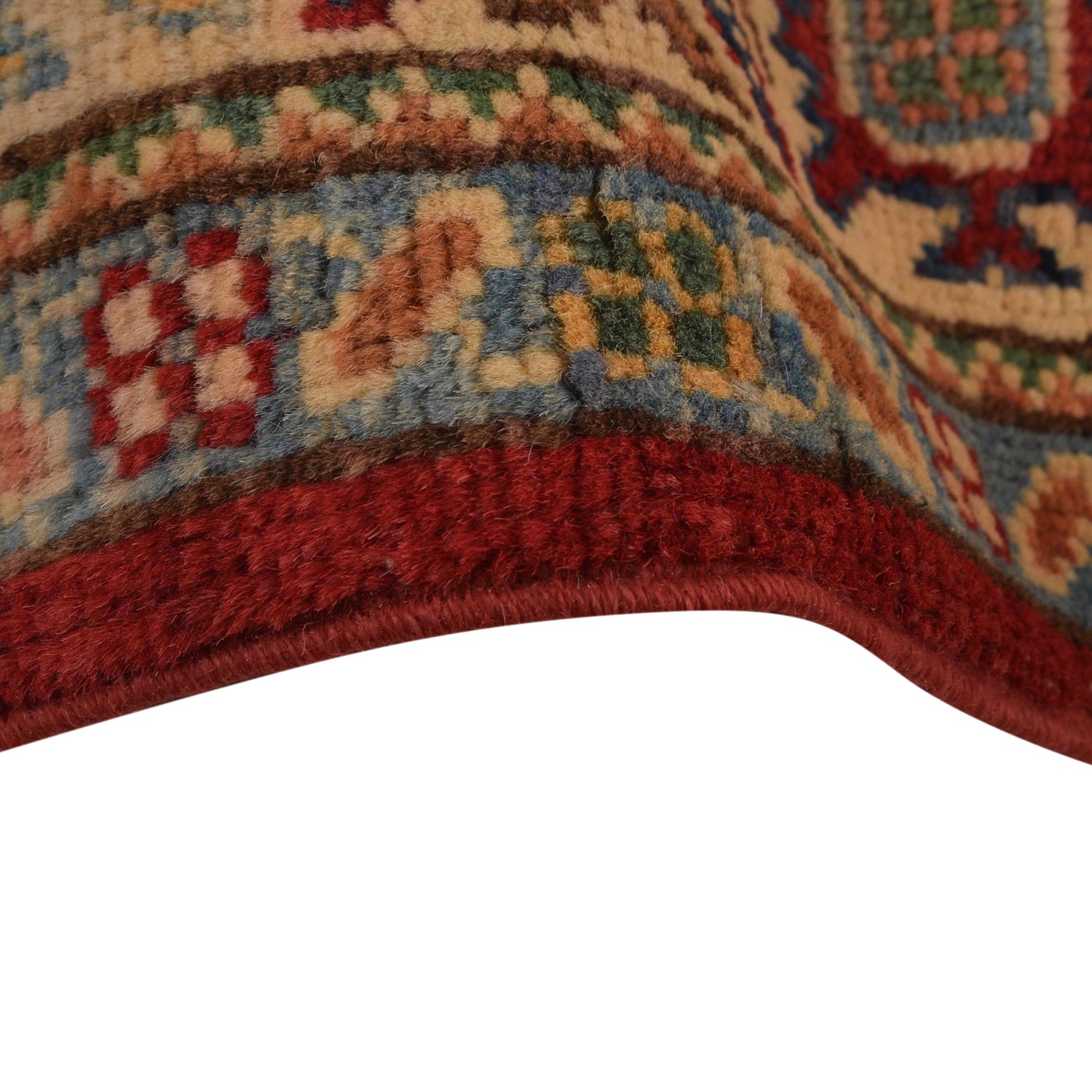 Hand Knotted Kazak Rug  3' 3" x 5' 2" (ft)- No. W34130