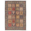Hand Knotted Bakhtiar Carpet 3' 11" x 5' 10" (ft) - No. W34132