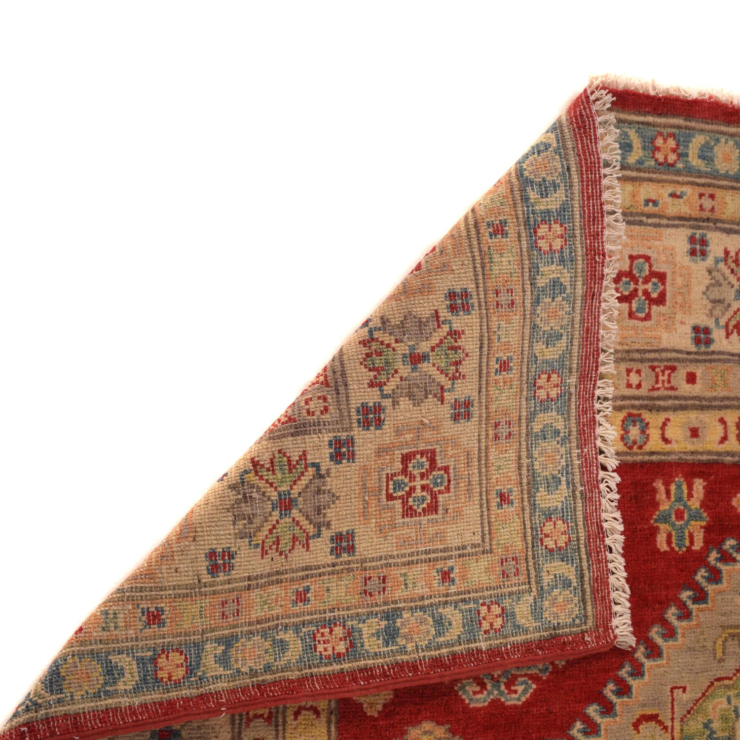 Red Color Kazak Rug 4' 11" x 6' 10" (ft) - No.W34133