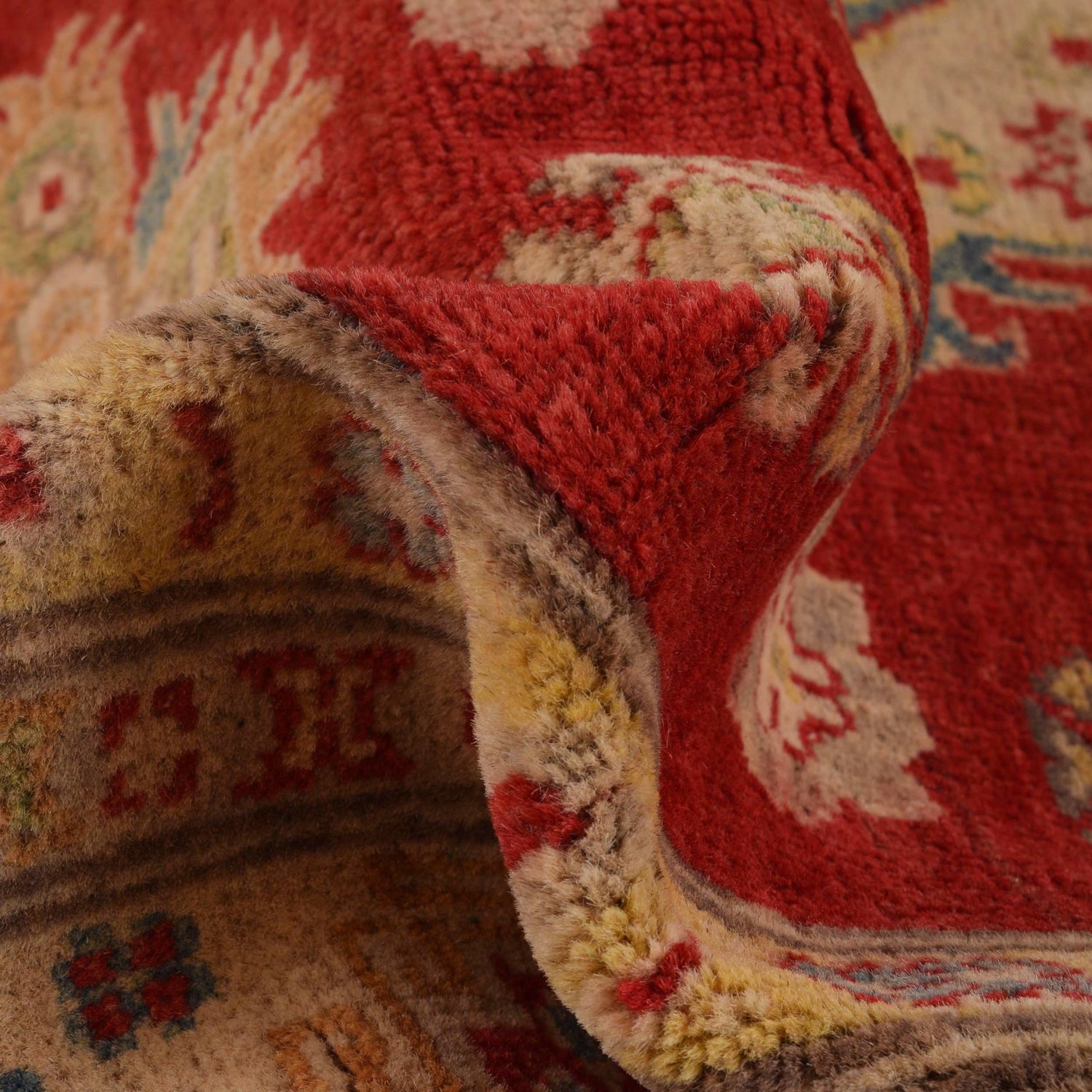 Red Color Kazak Rug 4' 11" x 6' 10" (ft) - No.W34133