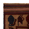 Handmade War Rug 4' 6" x 6' 1" (ft) - No. W34204