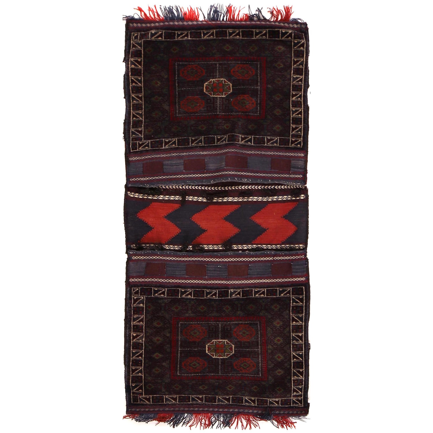 Tribal Saddle Bag 2' 4" x 5' 2" (ft) - No. W34234