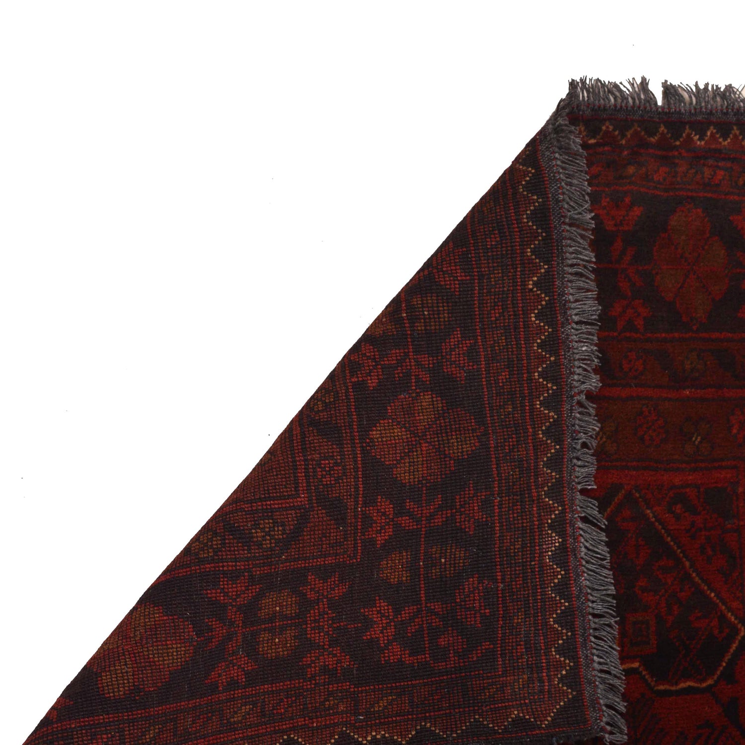 Red Color Khal Mohammadi Runner 2' 7 x 9' 5 (ft) - No. W34371