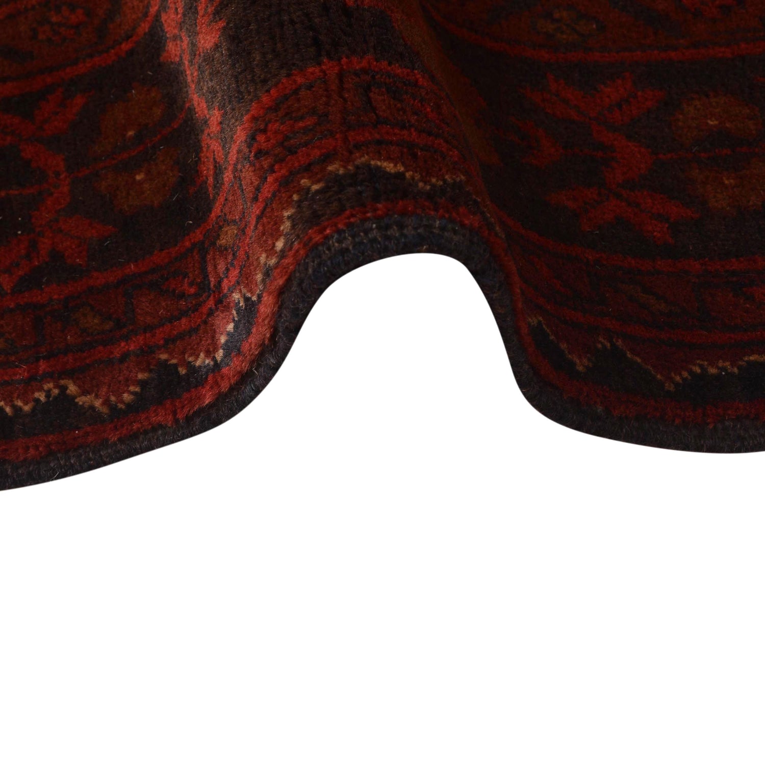 Red Color Khal Mohammadi Runner 2' 7 x 9' 5 (ft) - No. W34371