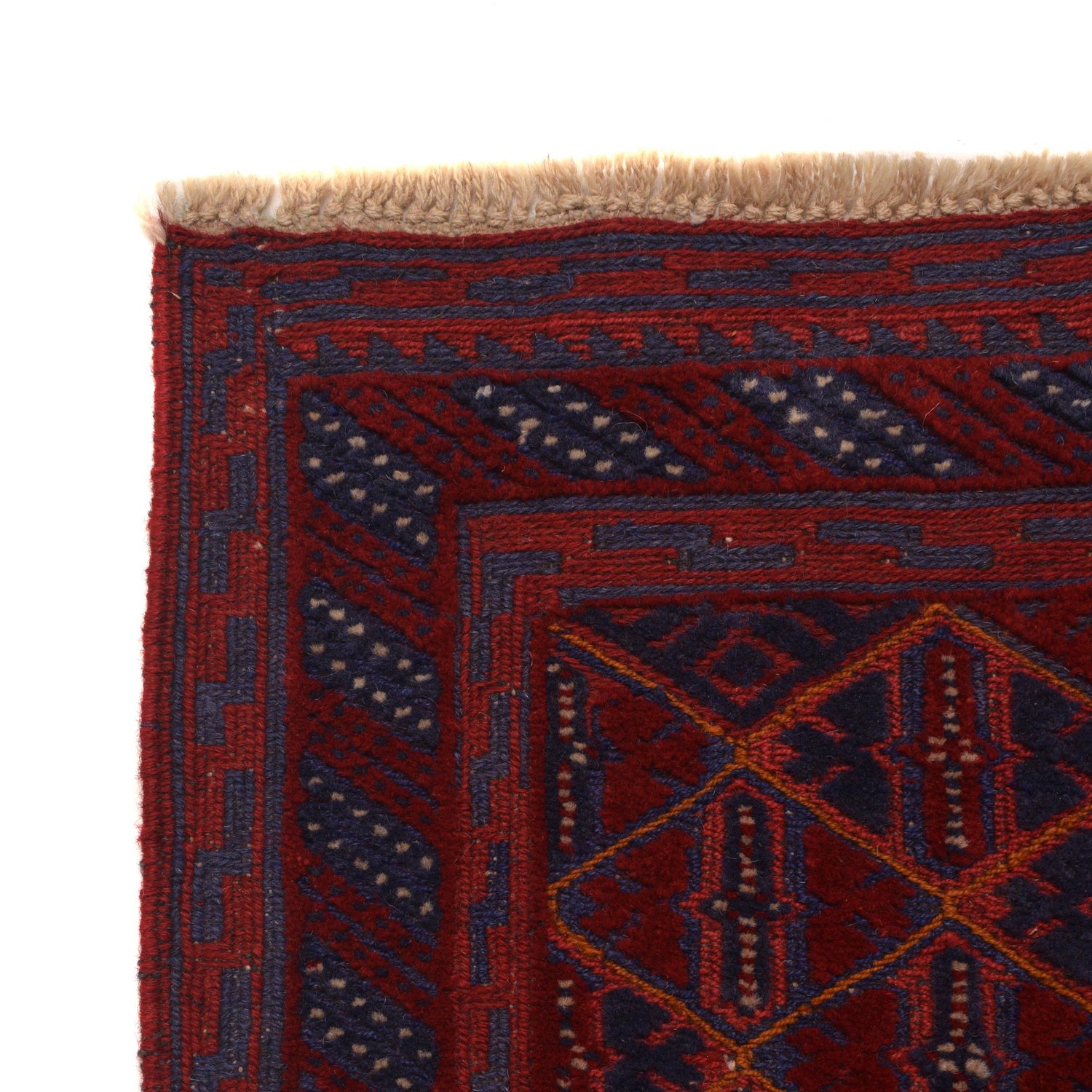 Red Mashwani Long Runner 2' 8 x 12' 0 (ft) - No. W34372