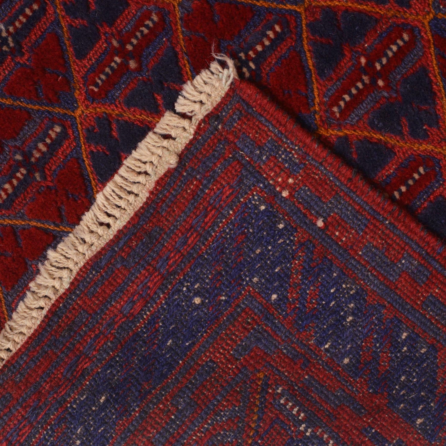 Red Mashwani Long Runner 2' 8 x 12' 0 (ft) - No. W34372