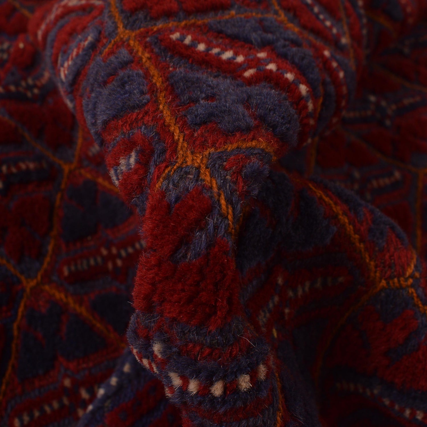 Red Mashwani Long Runner 2' 8 x 12' 0 (ft) - No. W34372