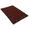 Red Color Baluchi Rug 2' 11" x 4' 5" (ft) - No. W34375