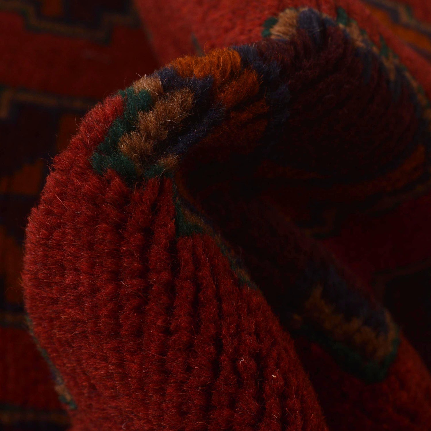 Red Color Baluchi Rug 2' 11" x 4' 5" (ft) - No. W34375