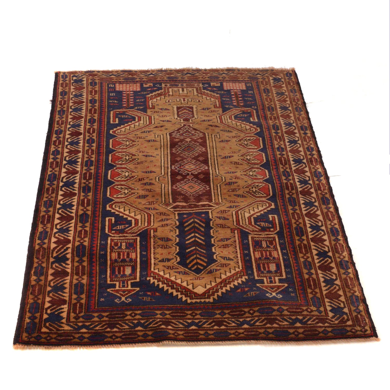 Handmade Baluchi Rug 2' 10" x 3' 10" (ft) - No. W34376