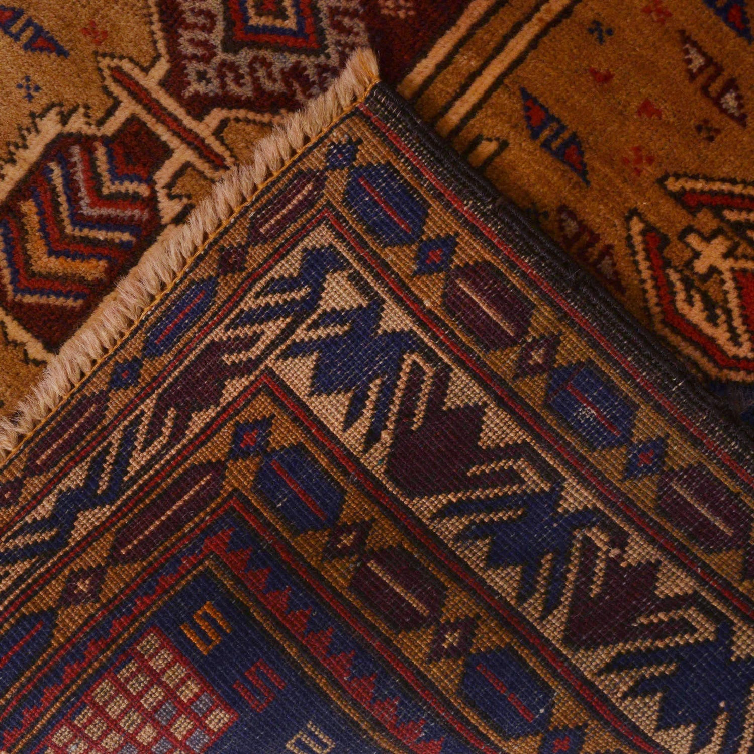 Handmade Baluchi Rug 2' 10" x 3' 10" (ft) - No. W34376