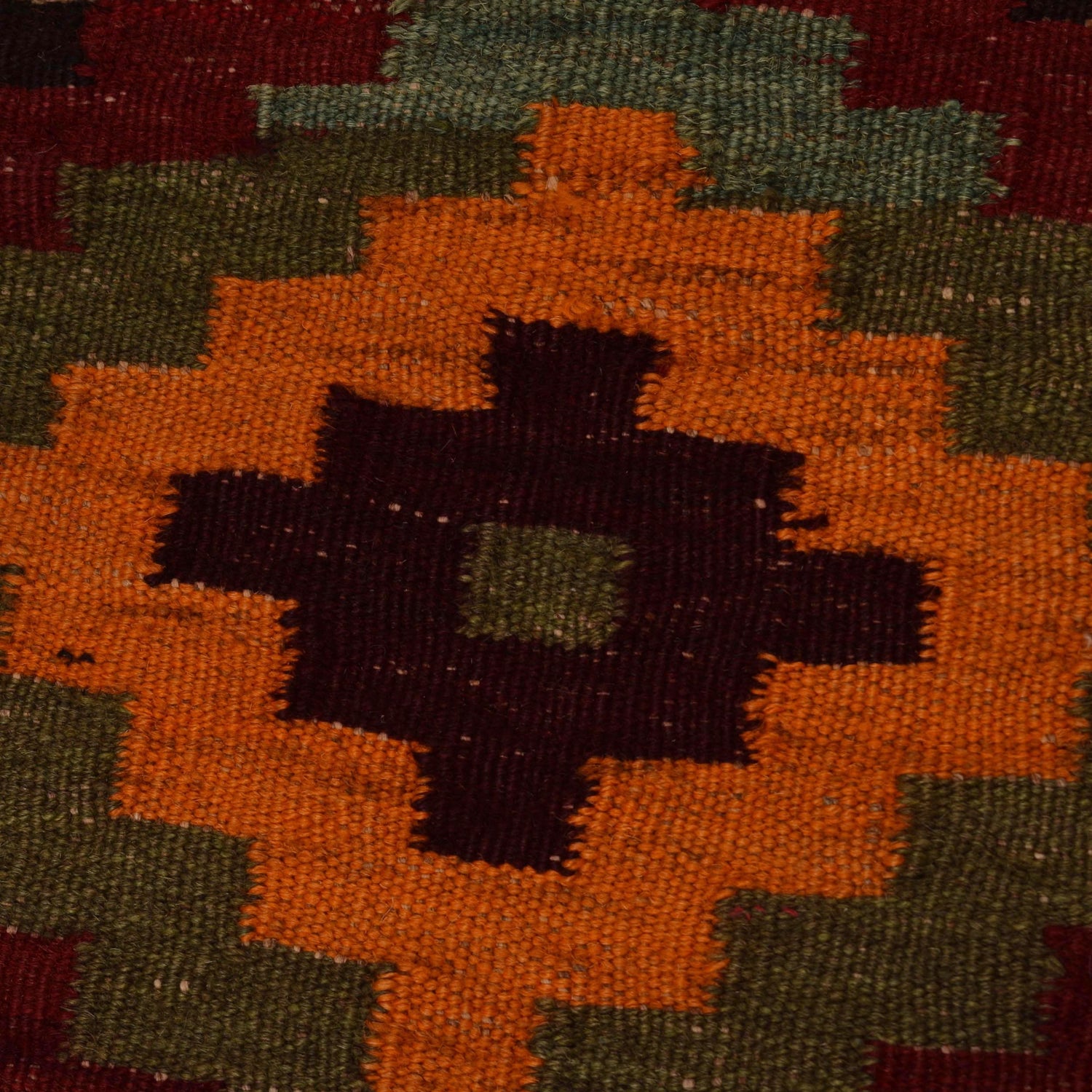 Handmade Multi-Color Kilim 6' 10" x 10' 6" (ft) - No. W34378