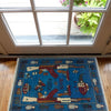 Handmade War Rug 2' 2" x 2' 11" (ft) - No. G34584