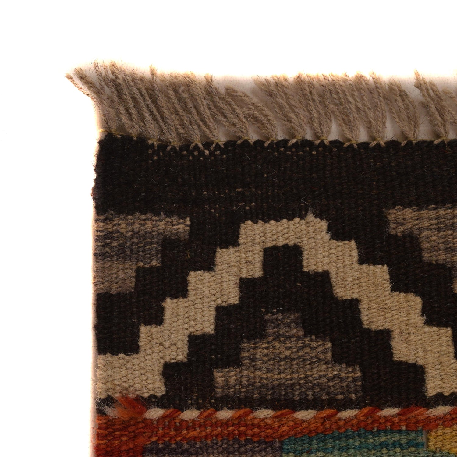 Handmade Vegetable Kelim 3' 5"  x 5' 3" (ft) - No. W34749