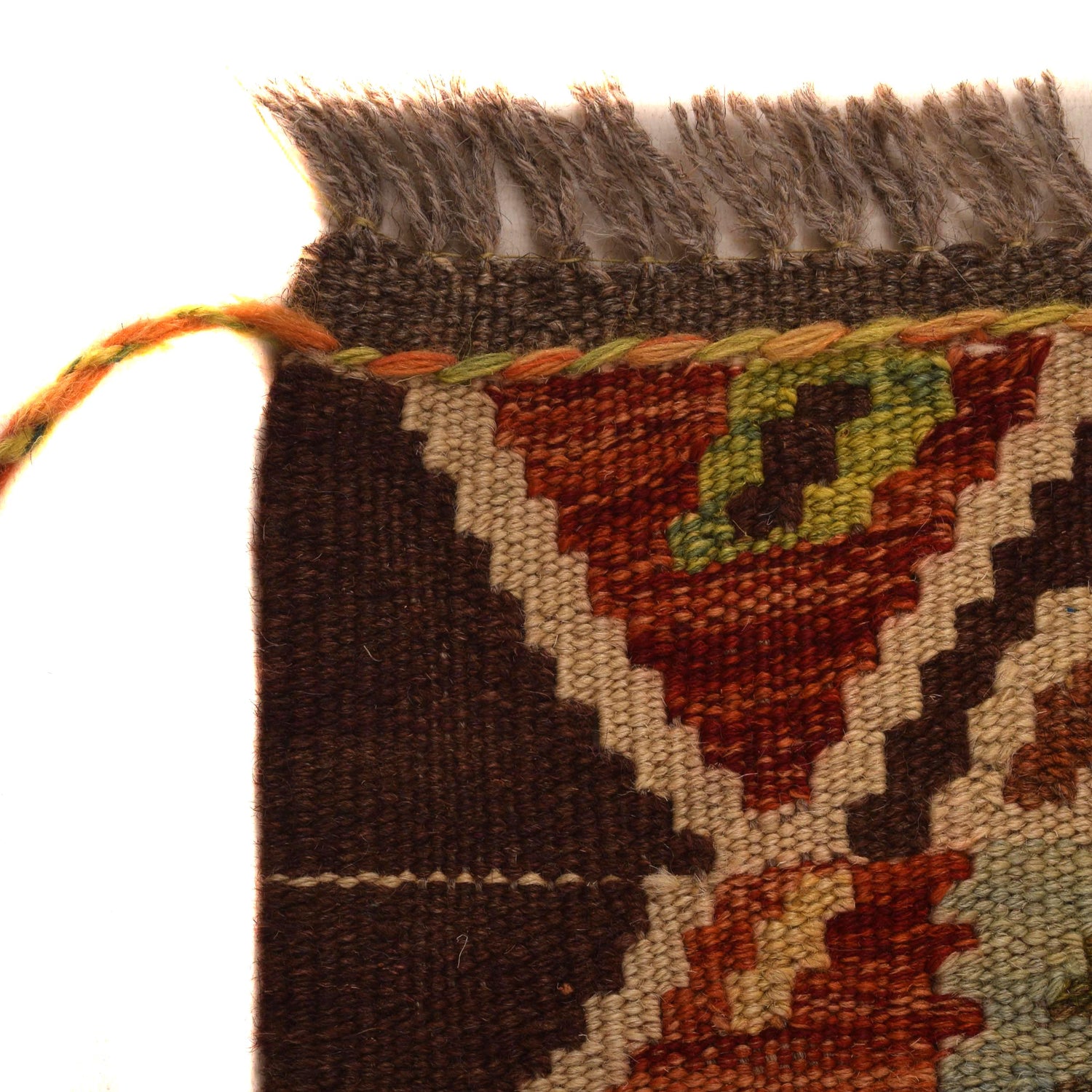 Handmade Vegetable Kilim 2' 7" x 4' 0" (ft) - No. W34754