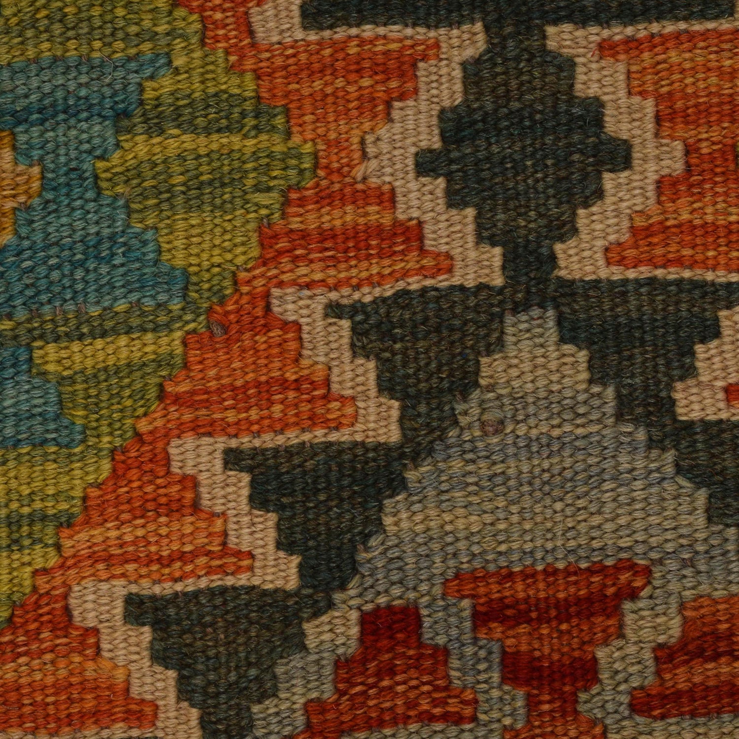 Handmade Vegetable Kilim 2' 7" x 4' 0" (ft) - No. W34754