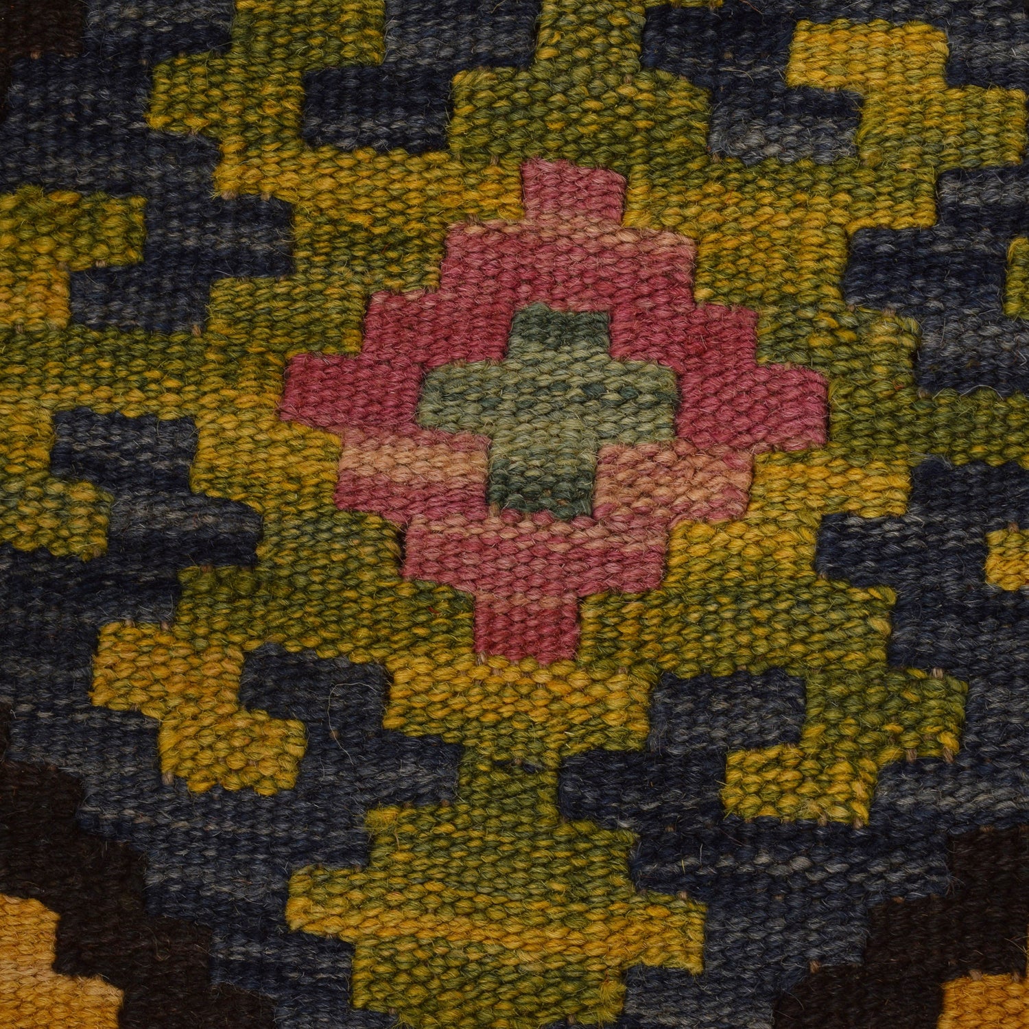 Handmade Vegetable Kelim 5' 0 x 6' 3 (ft) - No. W34755