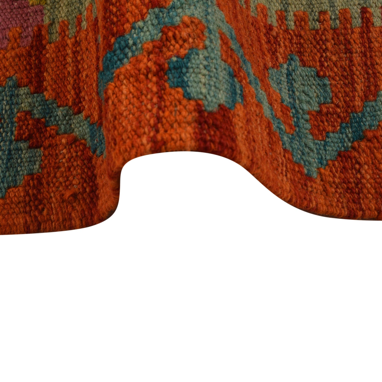 Handmade Vegetable Kelim 5' 0 x 6' 3 (ft) - No. W34755