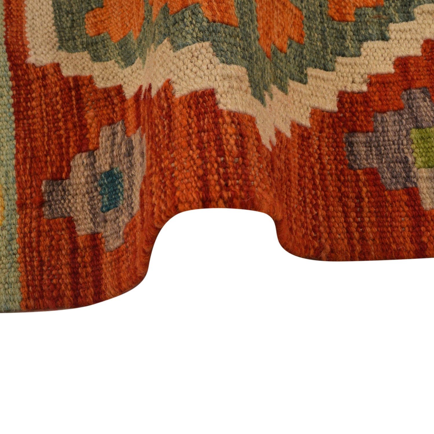 Vegetable Kelim Runner 2' 8" x 8' 1" (ft) - No. W34760