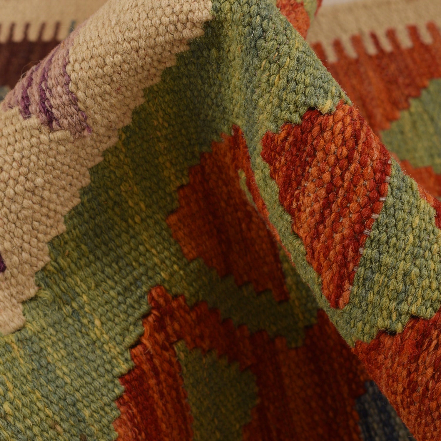 Vegetable Kilim Runner 1' 8" x 6' 3" (ft)- No. W34762