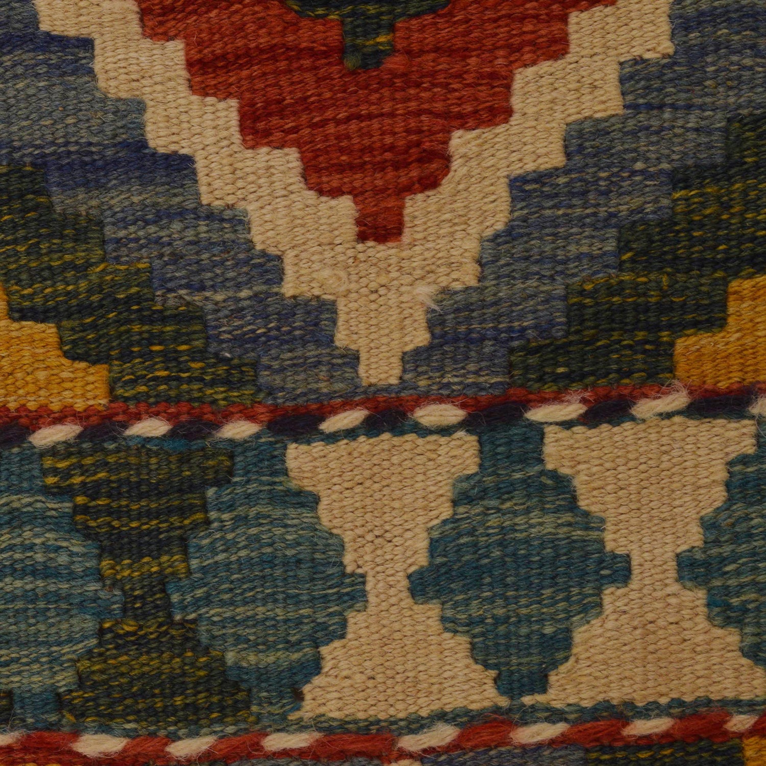 Vegetable Kilim Runner 2' 5" x 6' 7" (ft)- No. W34764