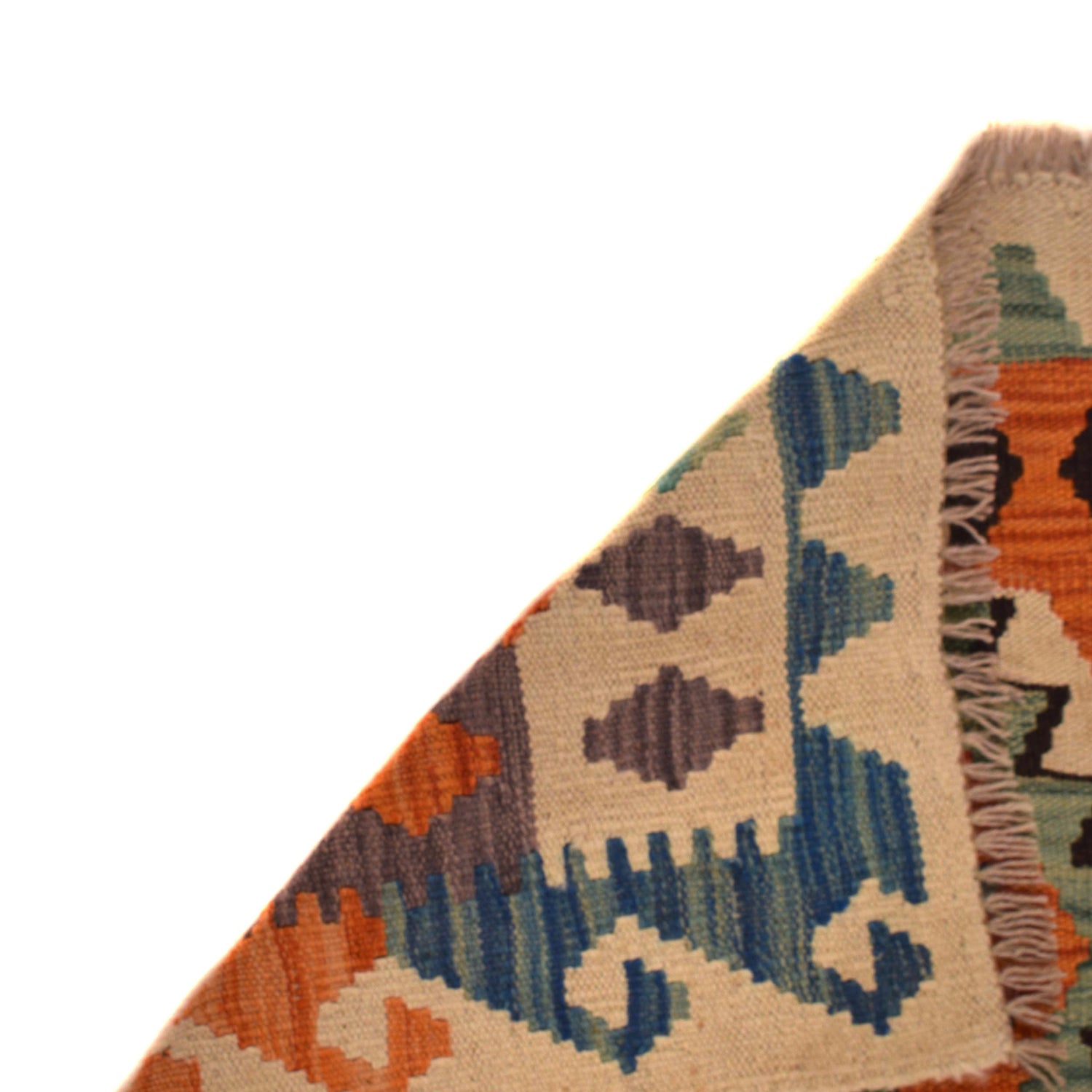 Handmade Vegetable Kilim 2' 8" x 4' 2" (ft) - No. W34766