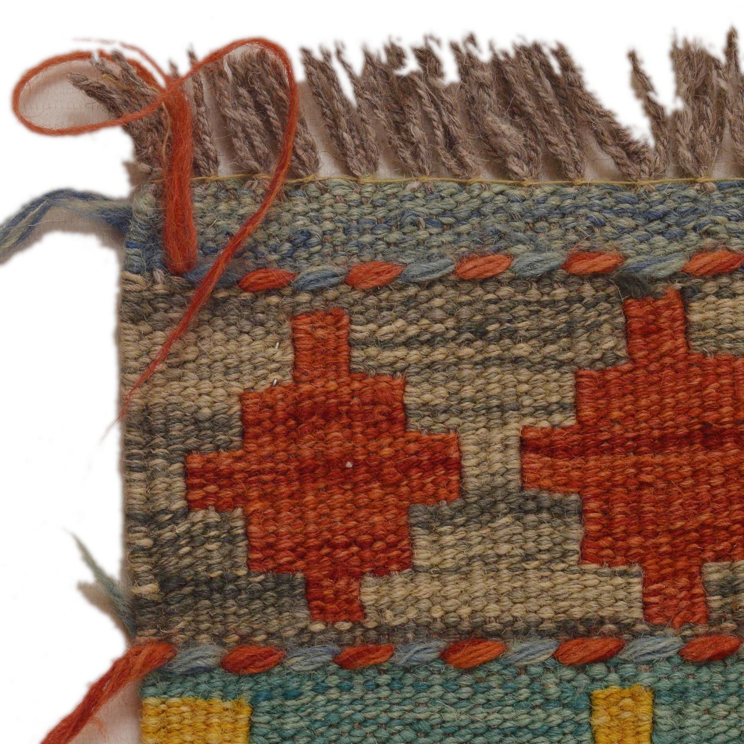 Vegetable Kelim Runner 2' 4" x 6' 5" (ft)- No. W34774