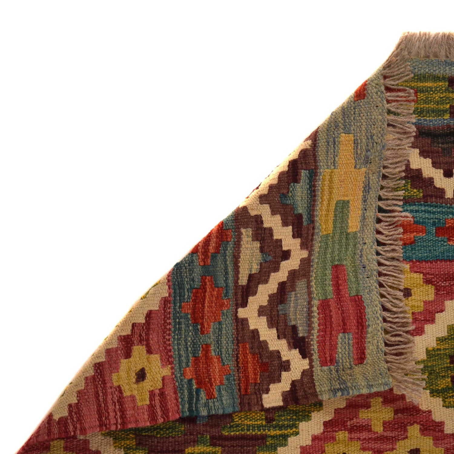 Handmade Vegetable Kilim 3' 2"  x 4' 7" (ft) - No. W34780