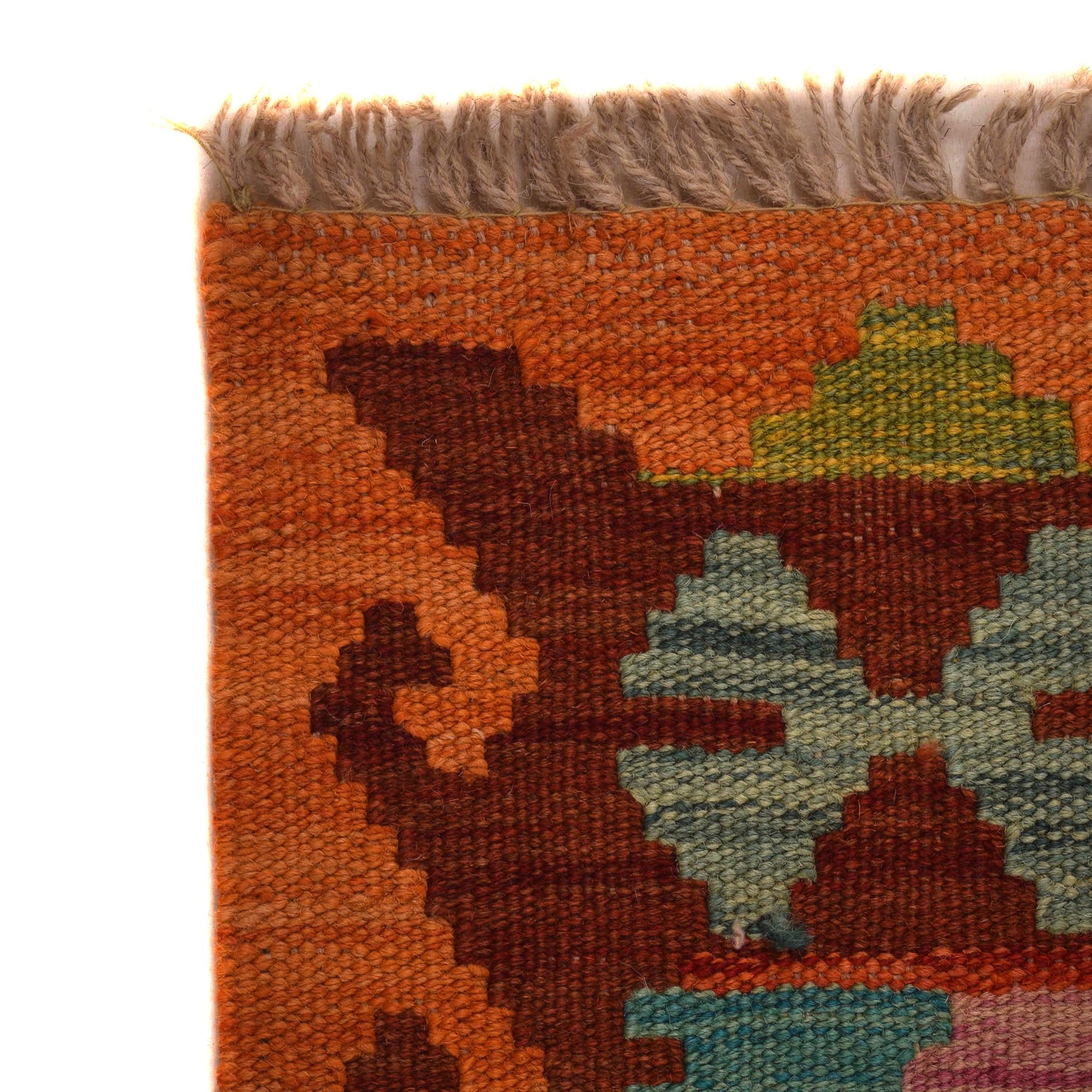 Handmade Vegetable Kilim 3' 4"  x 5' 0" (ft) - No. W34784
